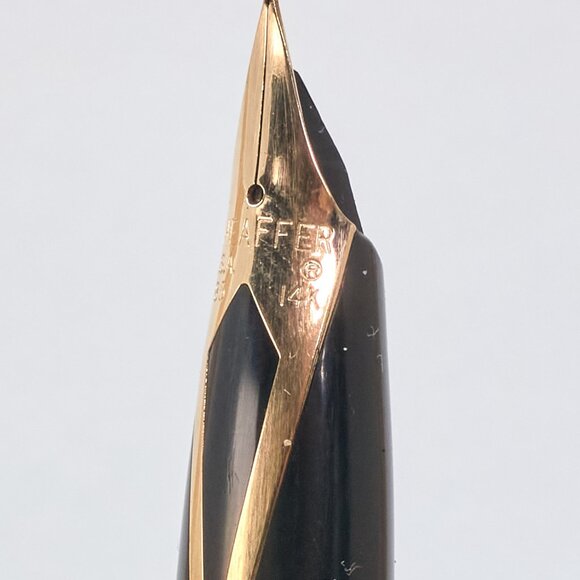 Sheaffer 14K Gold Nib Fountain Pen / Burgundy Marbled / Made in USA - Picture 10 of 15